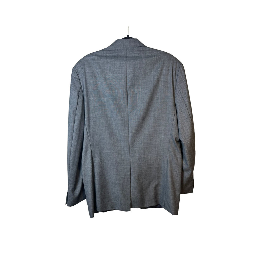 Lauren Ralph Lauren Gray Grey 100% Wool Sport Coat Blazer Suit Jacket Size 44L - Picture 2 of 14